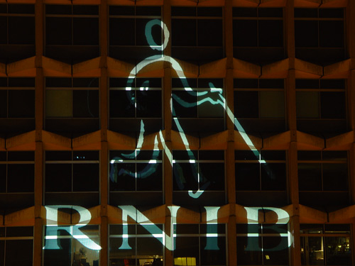 Building Projection onto Centrepoint, London